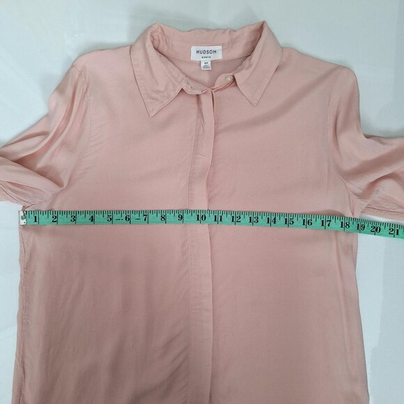 Hudson North Pink Button Down Long Sleeve Top - Picture 5 of 7